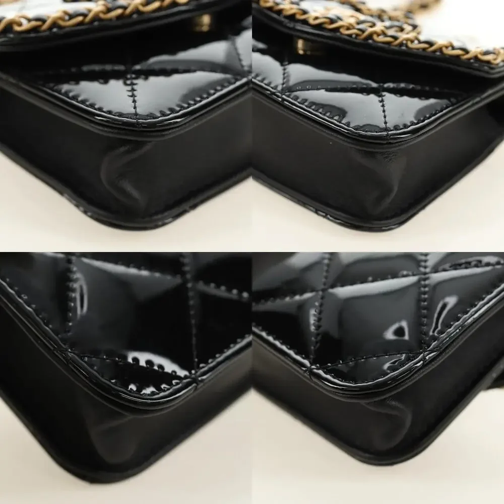 Chanel Matelasse Chain Shoulder Bag Black